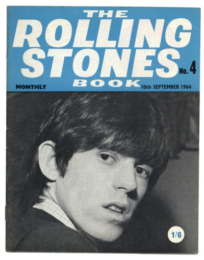 The Rolling Stones Book Issue No 4, 10th September 1964 Monthly Magazine Keith Richards cover