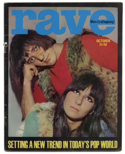 Rave Magazine October 1965 Mick Jagger Byrds Elvis Presley Beatles Sonny & Cher