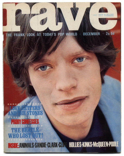 Rave Magazine  No 11 December 1964 Kinks Animals Hollies Sandie Shaw Cliff Rolling Stones