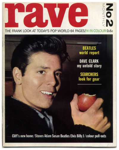 Rave Magazine No 2 March 1964 Beatles Cliff Richard Rolling Stones Dave Clark Five Searchers