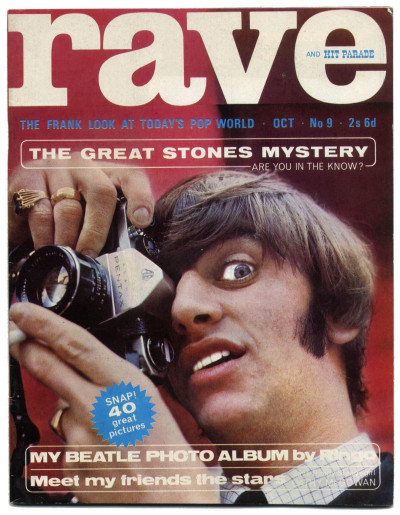 Rave Magazine No 9 October 1964 Kinks Rolling Stones Beatles Ringo Starr Cliff Dusty Springfield