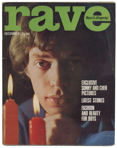 Rave Magazine December 1965 Yardbirds Rolling Stones Small Faces The Who Sandie Shaw Byrds