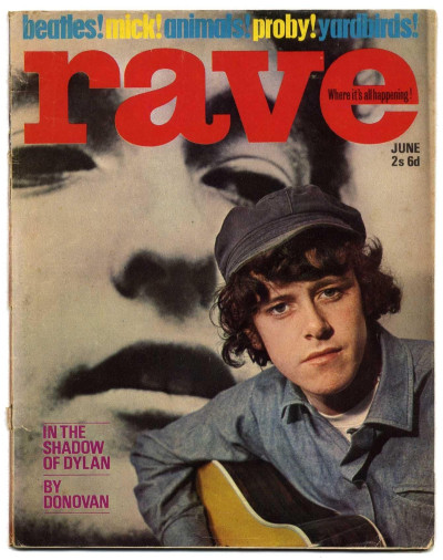 Rave Magazine No 17 June 1965 Dylan Yardbirds Who Rolling Stones Beatles Donovan