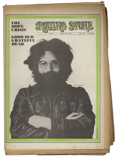 Rolling Stone Magazine No 40 23 August 1969 Grateful Dead 10 page feature! Jim Dine Family