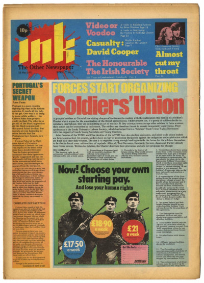 Ink Magazine The Other Newspaper No. 4, 22 May 1971 Crosby Stills Nash & Young