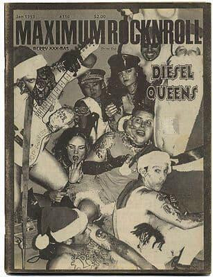 Maximum Rocknroll Magazine No 116 Are We Dead Yet Sleeping Body Social Outcast January 1993