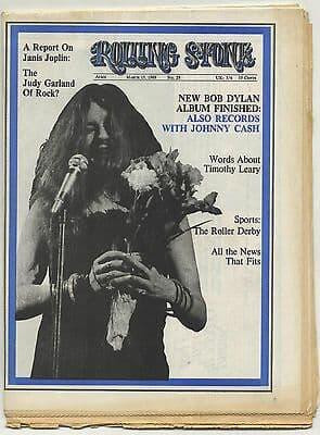 Rolling Stone Magazine No 29, 15 March 1969 Janis Joplin Incredible String Band Timothy Leary