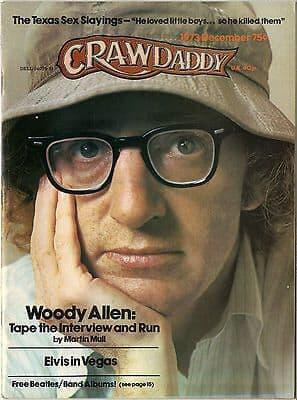 Crawdaddy Magazine December 1973 Woody Allen Elvis in Vegas Frank Zappa Rolling Stones Texas Murder