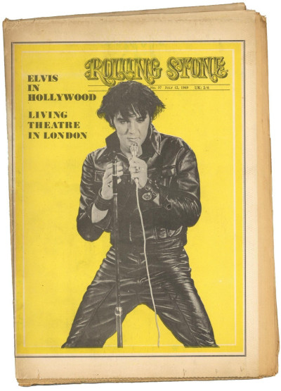 Rolling Stone Magazine No 37 12 July 1969 Elvis Living Theatre Pink Floyd Jefferson Airplane