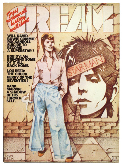 Cream UK Magazine No 16 September 1972 Bob Dylan Lou Reed Frank Zappa Hank Marvin David Bowie