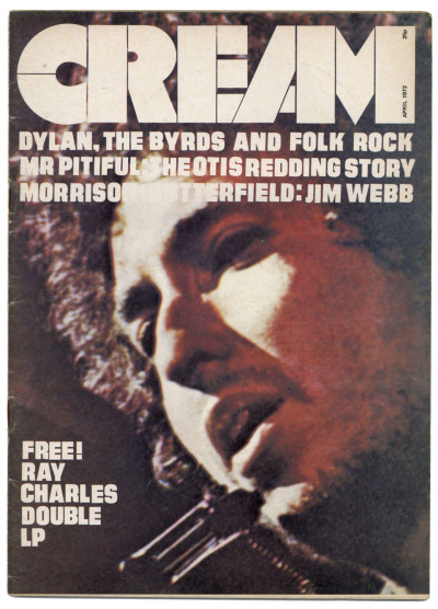 Cream UK Magazine No 12 April 1972 Jim Morrison Doors Jim Webb Butterfield Blues Byrds Bob Dylan