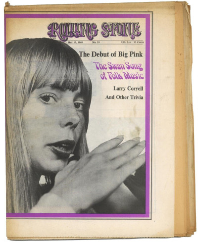 Rolling Stone Magazine No 33, 17 May 1969 The Band/Big Pink Joni Mitchell Larry Coryell