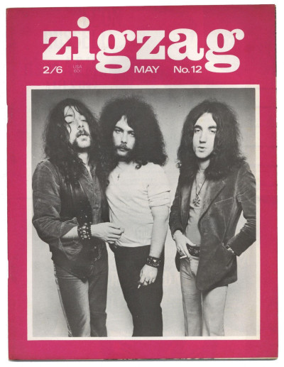 Zigzag Magazine No 12 May 1970 Edgar Broughton Quicksilver Messenger Nico Bill Fay Cat Stevens