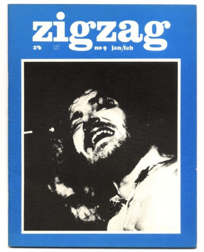 Zigzag Magazine No 9 January/February 1970 Kevin Ayers John Lennon Web Spirit Jody Grind Joe Cocker