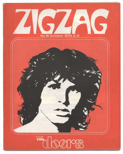 Zigzag Magazine No 16 October 1970 Jim Morrison The Doors Velvet Underground Mott The Hoople