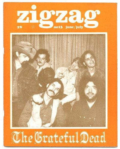 Zigzag Magazine No 13 June/July 1970 Grateful Dead Kevin Ayers Ian Anderson It's A Beautiful Day