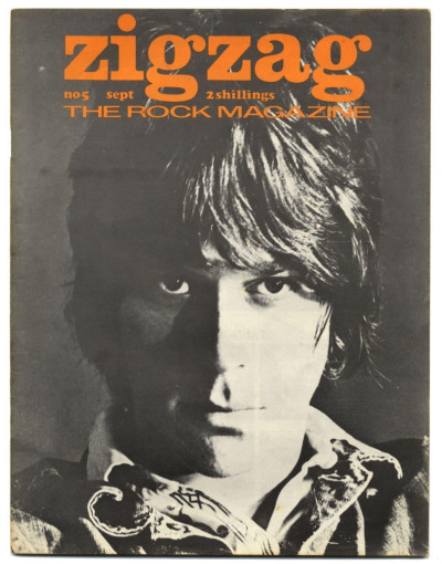 Zigzag Magazine No 5 September Jeff Beck Van Morrison Deviants Guy Stevens/Mott Hoople Canned Heat