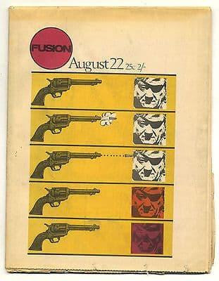 Fusion Magazine No 15 Love Dylan's Children John Wayne 22 August 1969