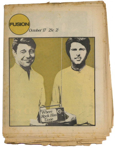 Fusion Magazine No 19 the Fugs Ed Sanders interview Iggy Pop & the Stooges 17 October 1969