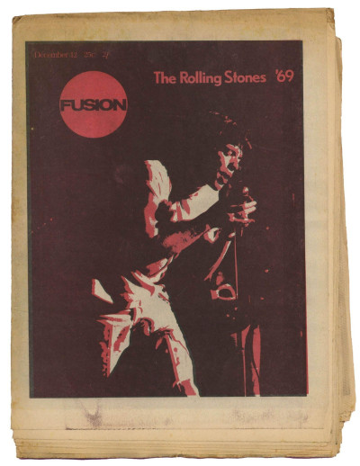Fusion Magazine No 23 Mick Jagger Rolling Stones Frank Zappa Robert Downey Sam the Sham 12 December