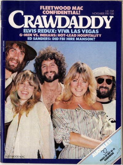 Crawdaddy Magazine November 1976 Fleetwood Mac interview Ed Sanders Charles Manson Dwight Twilley