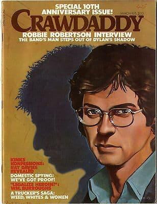 Crawdaddy Magazine March 1976 Kinks Ray Davies The Band Robbie Robertson Trucker stories