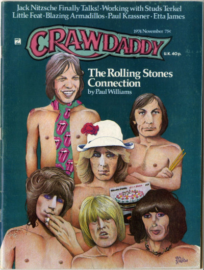 Crawdaddy Magazine November 1974 Jack Nitzche Rolling Stones Muddy Waters Etta James Little Feat