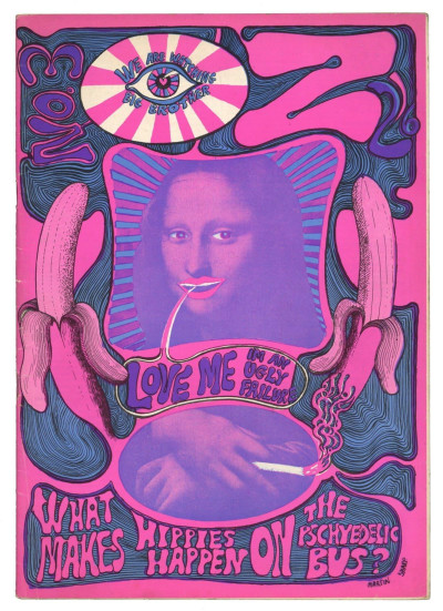 OZ Magazine No 3. (May 1967) Love Me I'm an Ugly Failure Ken Kesey Timothy Leary Martin Sharp poster