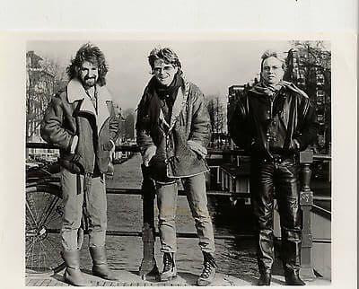 Barclay James Harvest 7X10" Genuine B&W Photograph Rare 1990s Agency Photo