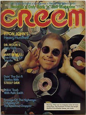 Creem Magazine February 1974 Patti Smith Martin Mull Dr Hook Steely Dan Elton John Lennon The Band