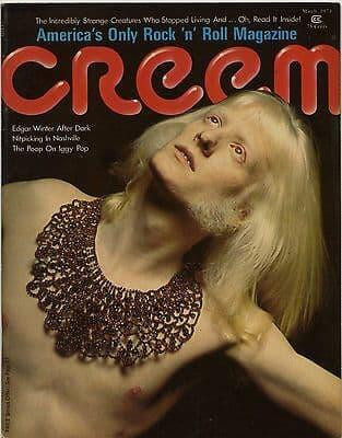 Creem Magazine March 1973 Iggy Pop Stooges Edgar Winter Incredibly Strange Creatures who