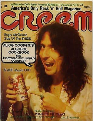 Creem Magazine June 1973 Alice Cooper Led Zeppelin Slade Byrds Roger McGuinn David Crosby