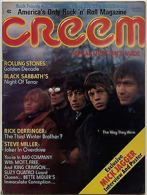 Creem Magazine July 1974 Black Sabbath Bad Company Suzi Quatro New York Dolls Velvet Underground
