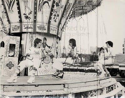 Bay City Rollers Genuine Vintage 8x10 inch B&W Photograph Rare Lab Photo No 7