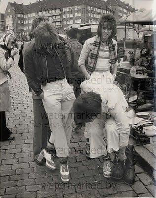 Bay City Rollers Genuine Vintage 8x10 inch B&W Photograph Rare Lab Photo No 4