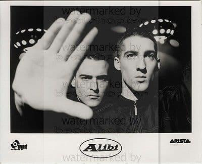 ALIBI 8x10 inch Genuine Urgent Records B&W Photograph Rare Lab Photo No 2