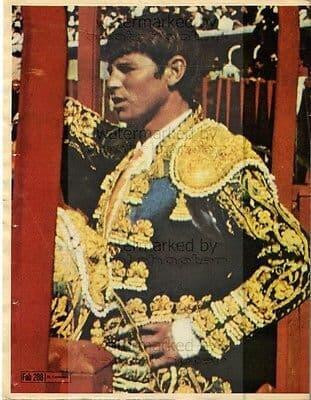 EL CORDOBES approx 10X13 inch pinup poster size press cutting/clipping