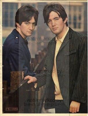 BARRY & PAUL RYAN size approx 10X13 inch pinup poster size press cutting/clipping 1967