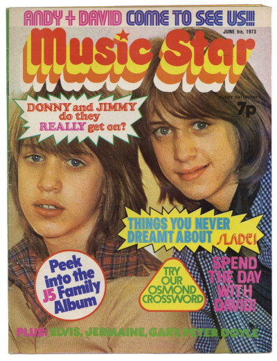 Music Star Magazine 9 June 1973 Sweet Slade Jackson 5 Gary Glitter Osmonds Donny Jimmy Osmond