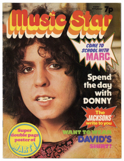 Music Star Magazine 12 May 1973 Marc Bolan Slade Michael Jackson Marty Kristian