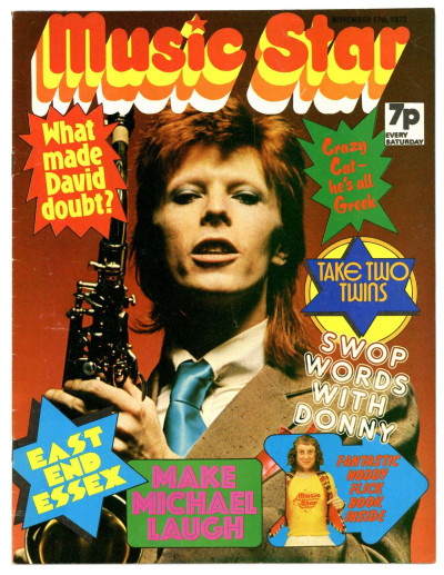 Music Star Magazine 17 November 1973 Cat Stevens Bowie David Essex Michael Jackson Thin Lizzy