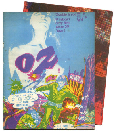 OZ Magazine No 8. (January 1968) Louise Ferrier cover with Che Guevara poster