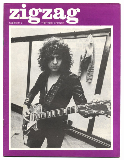 Zigzag Magazine No 21 September 1971 Marc Bolan Danny Kootch Kevin Coyne Jo Mamma Buffy Sainte Marie