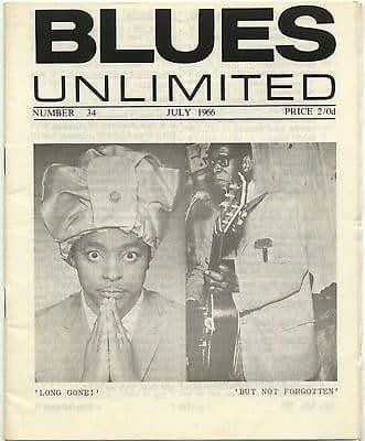 Blues Unlimited Magazine No 34 July 1966 Rockin Sydney Papa Lightfoot Little Willie Llttlefleld