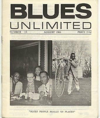 Blues Unlimited Magazine No 35 August 1966 Jerry Boogie McCain George Clarke Ellis Lafayette Leake