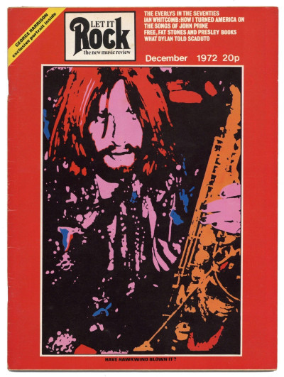 Let it Rock Magazine No 3 December 1972 Hawkwind George Harrison Heinz Bob Dylan John Prine
