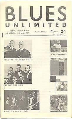 Blues Unlimited Magazine No 20 March 1965 Jimmy Reed Victoria Spivey Walter Shakey Horton