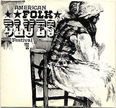 American Folk Blues Festival Rare Programme 1966 Otis Rush Sippie Wallace Junior Wells