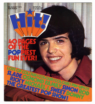 HIT Magazine 4 August 1973 Sweet David Bowie Michael Jackson Marc Bolan Osmonds