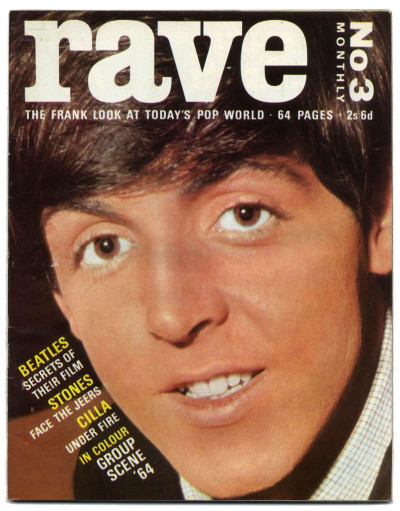 Rave Magazine No 3 April 1964 Beatles Brian Jones Shadows Dusty Springfield Searchers Eden Kane